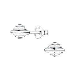 Wholesale Sterling Silver UFO Ear Studs - JD19684