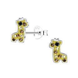 Wholesale Sterling Silver Giraffe Ear Studs - JD19632