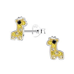 Wholesale Sterling Silver Giraffe Ear Studs - JD19633