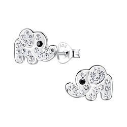 Wholesale Sterling Silver Elephant Ear Studs - JD20023
