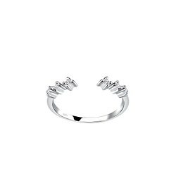 Wholesale Sterling Silver Opened Toe Ring - JD19780
