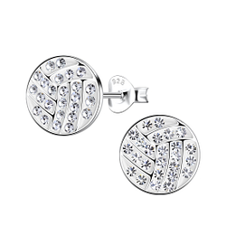 Wholesale Sterling Silver Volleyball Ear Studs - JD20036