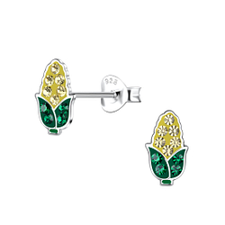 Wholesale Sterling Silver Corn Ear Studs - JD20099