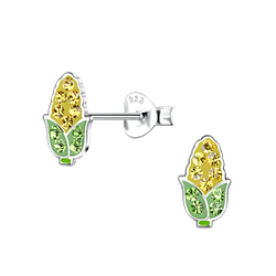 Wholesale Sterling Silver Corn Ear Studs - JD20098