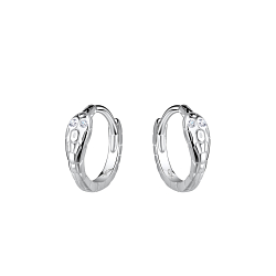 Wholesale 11mm Sterling Silver Snake Huggie Earrings - JD20146