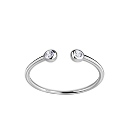 Wholesale Sterling Silver Opened Ring - JD18312