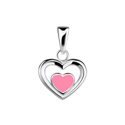Wholesale Sterling Silver Heart Pendant - JD20371