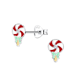 Wholesale Sterling Silver Candy Ear Studs - JD20386