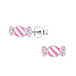 Wholesale Sterling Silver Candy Ear Studs - JD20372