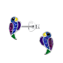 Wholesale Sterling Silver Parrot Ear Studs - JD20365