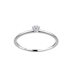 Wholesale Sterling Silver Heart Ring - JD20395