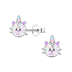 Wholesale Sterling Silver Cat Ear Studs - JD20359