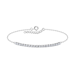 Wholesale Sterling Silver Tennis Bracelet - JD20542