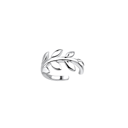 Wholesale Sterling Silver Olive Leaf Ear Cuff - JD20482