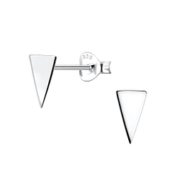 Wholesale Sterling Silver Triangle Ear Studs - JD20507