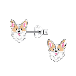 Wholesale Sterling Silver Dog Ear Studs - JD20490