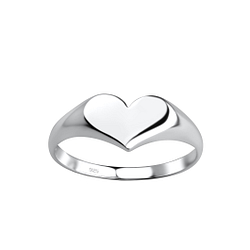 Wholesale Sterling Silver Heart Ring - JD19247