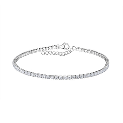 Wholesale Sterling Silver Tennis Bracelet - JD20543