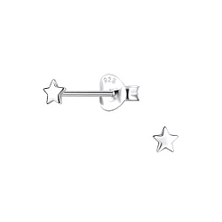 Wholesale Sterling Silver Star Ear Studs - JD20603