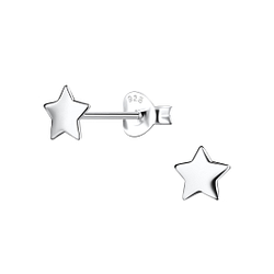 Wholesale Sterling Silver Star Ear Studs - JD18080