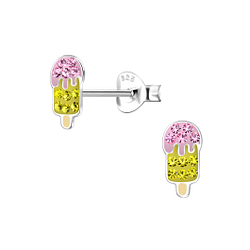 Wholesale Sterling Silver Ice cream Ear Studs - JD19696