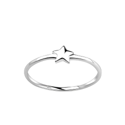 Wholesale Sterling Silver Star Ring - JD19251