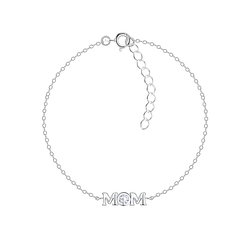 Wholesale Sterling Silver Mom Bracelet - JD20734