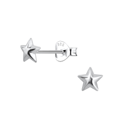 Wholesale Sterling Silver Star Ear Studs - JD19145
