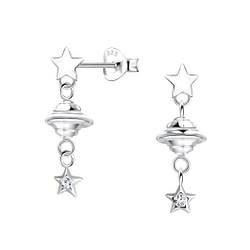 Wholesale Sterling Silver Star Ear Studs - JD11178