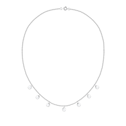 Wholesale Sterling Silver Round Necklace - JD20000