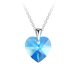 Wholesale Sterling Silver Heart Necklace - JD20674