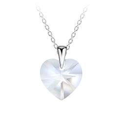 Wholesale Sterling Silver Heart Necklace - JD20678