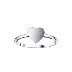 Wholesale Sterling Silver Heart Ring - JD9561