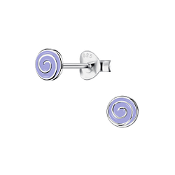 Wholesale Sterling Silver Spiral Ear Studs - JD20851