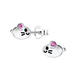 Wholesale Sterling Silver Mouse Ear Studs - JD20835