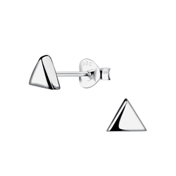 Wholesale Sterling Silver Triangle Ear Studs - JD20862