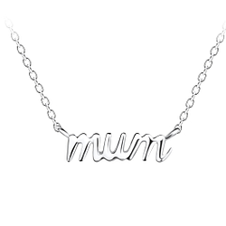 Wholesale Sterling Silver Mum Necklace - JD21118