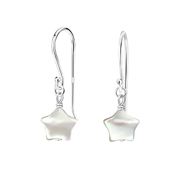 Wholesale Sterling Silver Star Earrings - JD21121