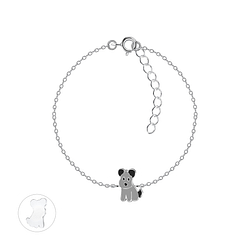 Wholesale Sterling Silver Dog Bracelet - JD20762