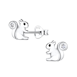 Wholesale Sterling Silver Squirrel Ear Studs - JD21283