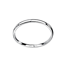 Wholesale Sterling Silver Band Ring - JD21367