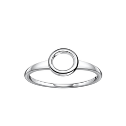 Wholesale Sterling Silver Round Ring - JD21303