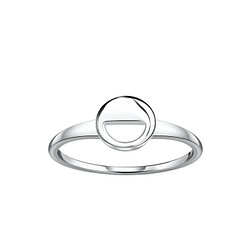 Wholesale Sterling Silver Round Ring - JD21304