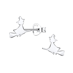 Wholesale Sterling Silver Witch Ear Studs - JD21541