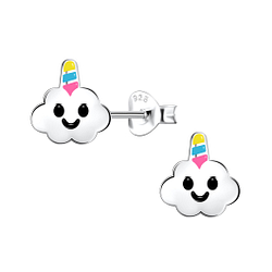 Wholesale Sterling Silver Cloud Ear Studs - JD20195