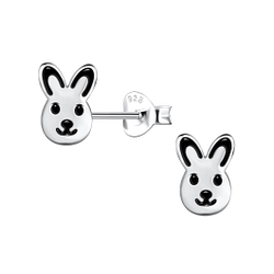 Wholesale Sterling Silver Rabbit Ear Studs - JD21529