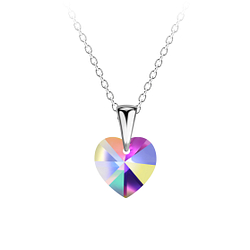 Wholesale Sterling Silver Heart Necklace - JD21469