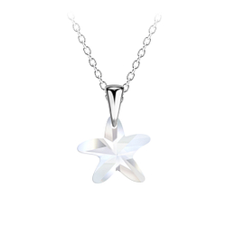 Wholesale Sterling Silver Starfish Necklace - JD21460