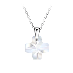 Wholesale Sterling Silver Cross Necklace - JD21464