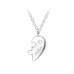 Wholesale Sterling Silver Mother Necklace - JD21472